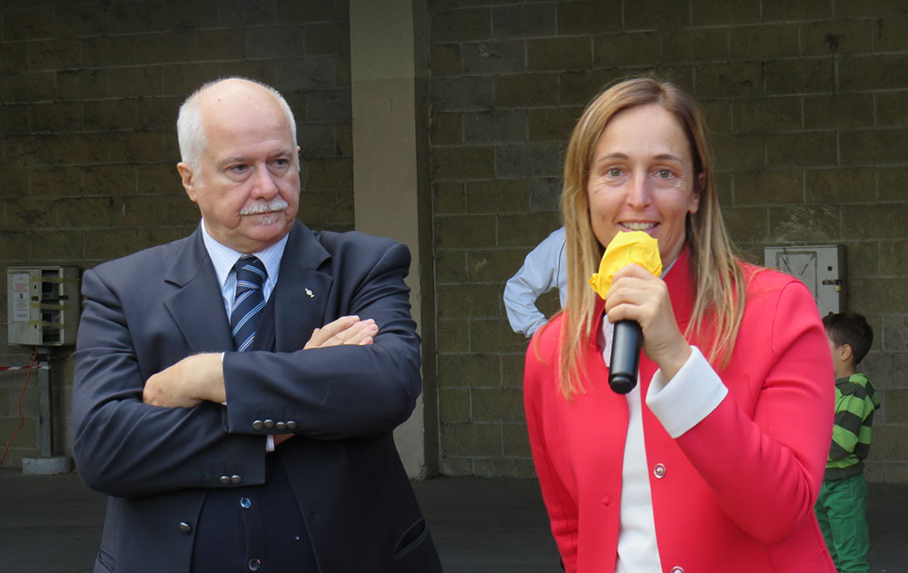 Antonio Dacomo con Giulia Chiarle